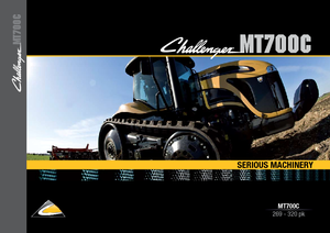 Trattrice agricola cingolati Challenger MT755 C
