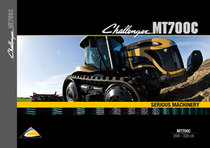 Trattrice agricola cingolati Challenger MT755 C