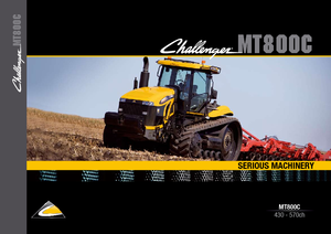 Trattrice agricola cingolati Challenger MT865 C