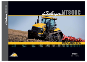 Trattrice agricola cingolati Challenger MT865 C