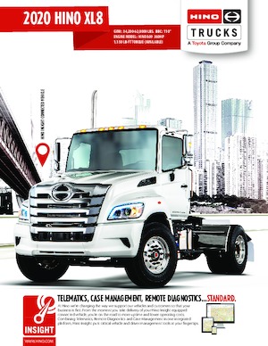 Trattori stradali Hino 2020 HINO XL8 4x2