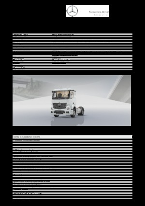 Trattori stradali Mercedes-Benz Actros 2033 LS 4x2