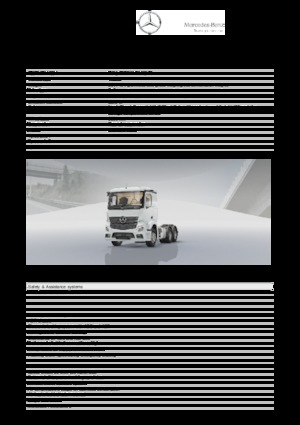 Trattori stradali Mercedes-Benz Actros 3348 AK 6x6