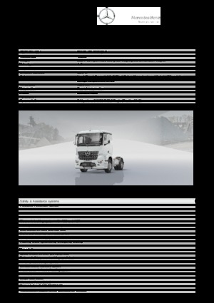 Trattori stradali Mercedes-Benz Arocs 2035 LS 4x2