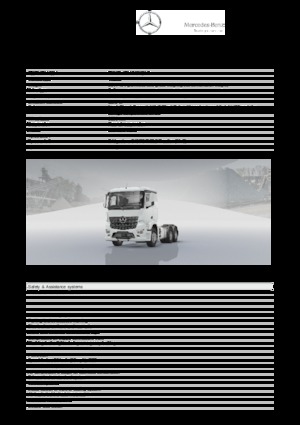 Trattori stradali Mercedes-Benz Arocs 2658 LS 6x4