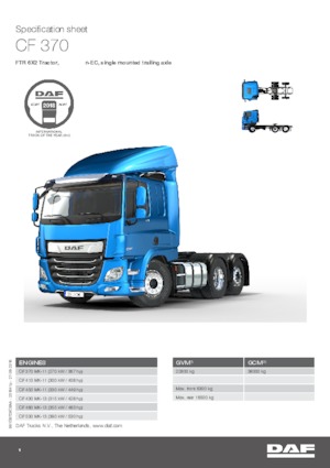 Trattori stradali DAF CF 410 FTR SC