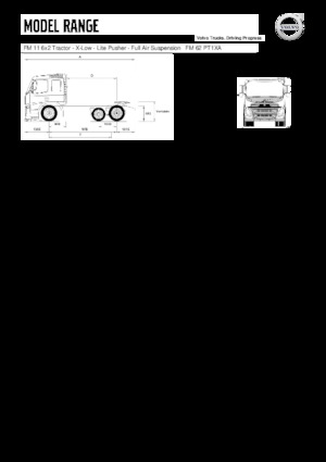 Trattori stradali Volvo Trucks FM11.330 6x2 Tractor X-Low Lite Pusher
