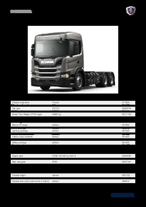 Trattori stradali Scania G 340 A6x2NA