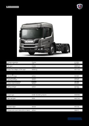 Trattori stradali Scania L 340 A4x2NB