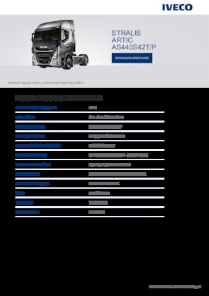 Trattori stradali Iveco STRALIS ARTIC AS440S42TX/P