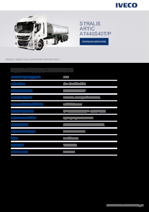 Trattori stradali Iveco STRALIS ARTIC AT440S40T/P