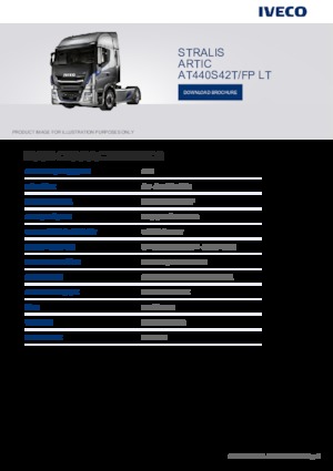 Trattori stradali Iveco STRALIS ARTIC AT440S42T/FP LT
