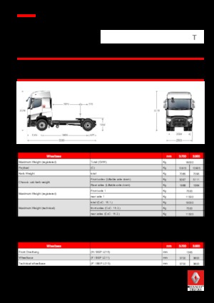 Trattori stradali Renault T 460.18 4X2 T LOW E6