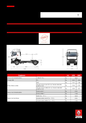 Trattori stradali Renault T 520.18 4X2 T X-LOW E6