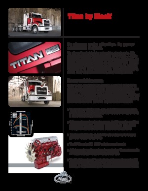 Trattori stradali Mack TITAN 64