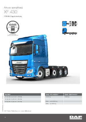 Telaio rigido DAF XF 430 FTM SC