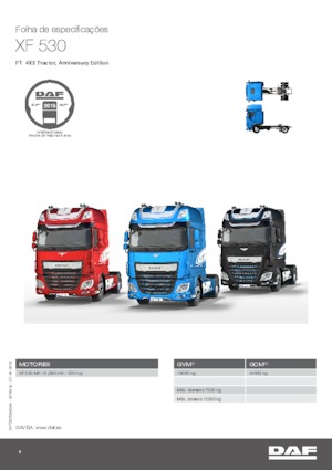 Trattori stradali DAF XF 530 FT , Anniversary Edition SSC