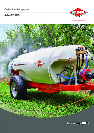 Irroratrice con barra su rimorchio Kuhn Arbo 1500