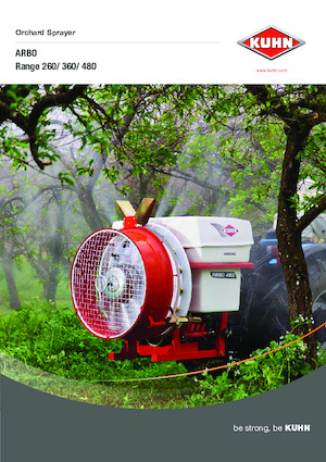 Irroratrice con barra su rimorchio Kuhn Arbo 480