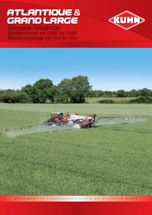 Irroratrice con barra su rimorchio Kuhn Grand Large 2400