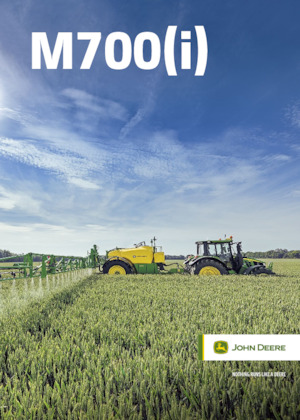Irroratrice con barra su rimorchio John Deere M732i