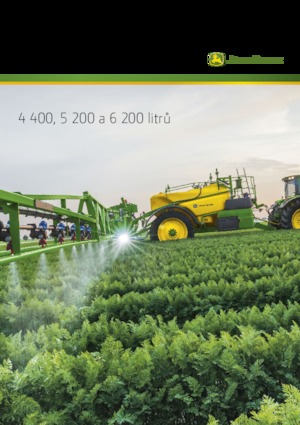 Irroratrice con barra su rimorchio John Deere M952