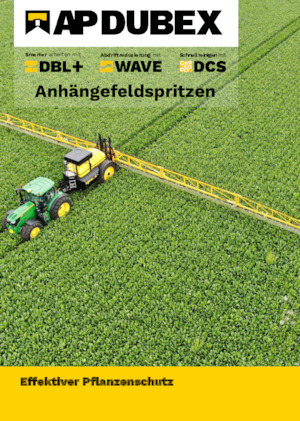 Irroratrice con barra su rimorchio Dubex Maxtor 