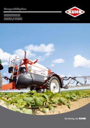 Irroratrice con barra su rimorchio Kuhn Metris 2-3200