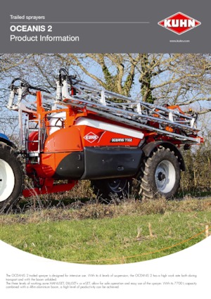 Irroratrice con barra su rimorchio Kuhn Oceanis 2-5600