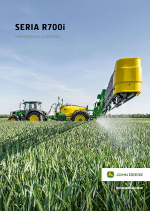 Irroratrice con barra su rimorchio John Deere R732i