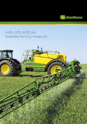 Irroratrice con barra su rimorchio John Deere R962i