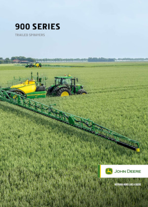 Irroratrice con barra su rimorchio John Deere R975i