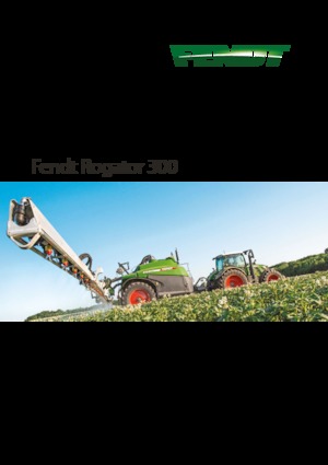 Irroratrice con barra su rimorchio Fendt Rogator 355