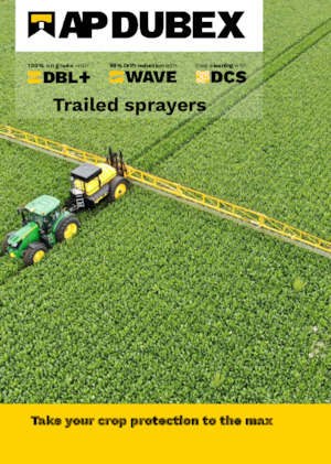 Irroratrice con barra su rimorchio Dubex Actor