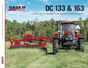 Falciatrici a dischi portate disco con condizionatore Case IH DC133