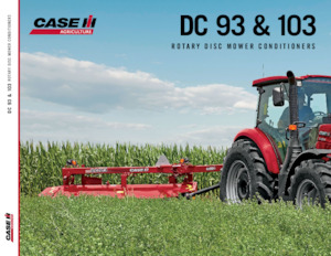 Falciatrici a dischi portate disco con condizionatore Case IH DC103