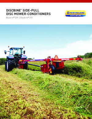 Falciatrici a dischi portate disco con condizionatore New Holland Discbine 210