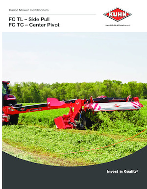 Falciatrici a dischi portate disco con condizionatore Kuhn FC 3161 TLS