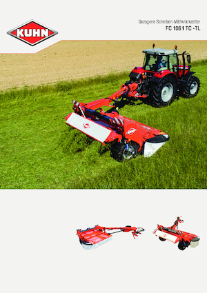 Falciatrici a dischi portate disco con condizionatore Kuhn FC 3161 TLD