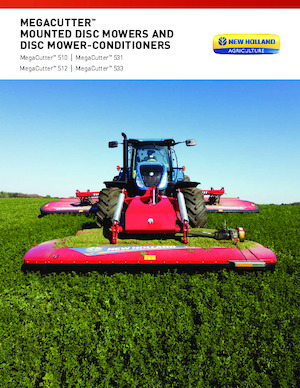 Falciatrici a dischi portate disco con condizionatore New Holland MegaCutter 533