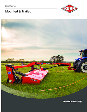 Falciatrici a dischi portate disco senza condizionatore Kuhn GMD 3550 TL