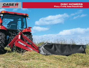 Falciatrici a dischi portate disco senza condizionatore Case IH MD72