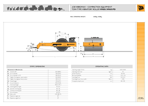 Compattatori stradali vibranti trainati JCB-Vibromax VM 651 PD