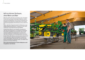 Irroratrice con barra su rimorchio John Deere 740