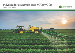 Irroratrice con barra su rimorchio John Deere M724