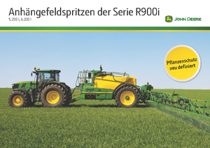 Irroratrice con barra su rimorchio John Deere R 952 i