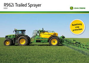 Irroratrice con barra su rimorchio John Deere R 962 i