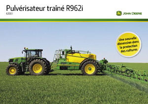 Irroratrice con barra su rimorchio John Deere R 962 i