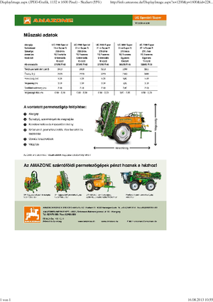 Irroratrice con barra su rimorchio Amazone UG 3000 Special (18)