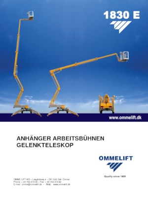 Piattaforme aeree articolate autocarrate OMMELIFT 1830 EX